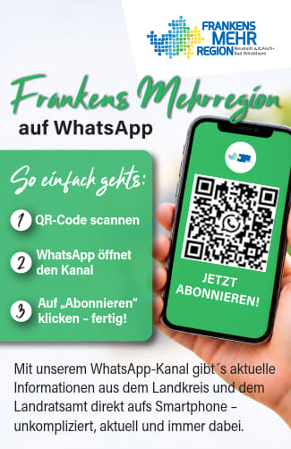 Flyer zum WhatsApp-Kanal
