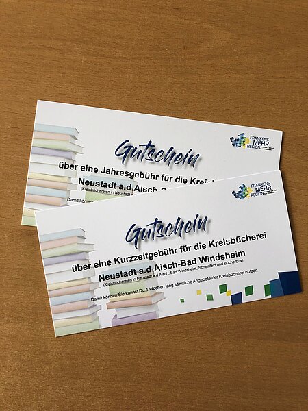 Gutscheine der Kreisbücherei