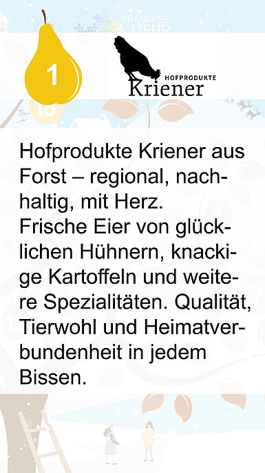 Hofprodukte Kriener Erläuterung zu den Hofprodukten Kriener