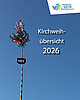 Titelbild mit blauem Hintergrund und einem hohen geschmückten Kirchweihbaum, darüber die Aufschrift „Kirchweihübersicht 2025“ sowie das Logo „Frankens MEHR Region Neustadt a.d.Aisch-Bad Windsheim“ in der oberen rechten Ecke.
