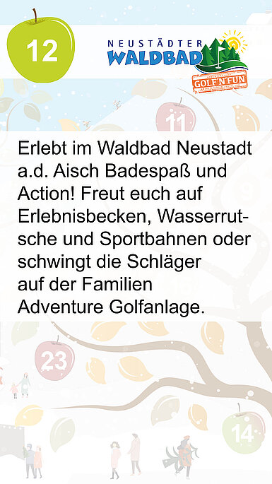Beschreibung und Logo Waldbad Neustadt a.d.Aisch