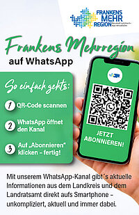 Flyer zum WhatsApp-Kanal