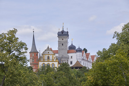 Blick auf Schloss Schwarzenberg in Scheinfeld.